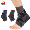 Supporto per caviglia KoKossi 1Pcs Pallacanestro Calcio Corsa Cinghie di compressione Protezione Fitness Evitare lesioni sportive Fasciatura