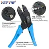 Crimping Pliers Clamp Tools Cap/coaxial Cable Terminals Kit 230mm HS-40J Multi Functional YEFYM Carbon Steel Multifunctional 211110