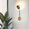applique moderne 9W Con interruttore lampade a led oro soggiorno illuminazione interna Comodino per camera da letto applique 210724