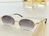 sunglasses clear CatEye CT1451 Retro Round Rimless super light business style Brand glasses Adumbral design Gradient Lenses fashi5467682