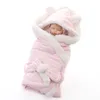 Vinter baby pojkar flickor filt wrap dubbel lager fleece baby swaddle wraps sovsäck för nyfödda baby sängkläder filt filtar9126574