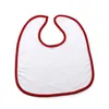 Dye sublimation transfer single side bibs Kitchen Tools polyester and one-side cotton baby bib saliva towel RRD13548