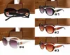 22102 män klassisk design solglasögon mode oval ram beläggning UV400 objektiv kolfiber ben sommarstil eyewear med låda
