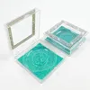 3D 밍크 속눈썹 다이아몬드 패키지 상자 가짜 속눈썹 사각형 포장 빈 상자 케이스 속눈썹 상자 32styles