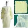DHL Ship!Waterproof Isolation Clothes Frenulum Protective Clothing Disposable Gowns One Time Non woven Fabric Protection Suits CG001