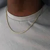 Ketten 2021 Klassische Seilkette Männer Halskette Breite 2/3/4/5 mm Edelstahl Figaro China für Frauen Schmuck