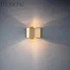 Muurlampen moderne lamp led verlichting woonslaapkamer bedkamer bed restaurant decor Noordse armatuur minimalistische gouden sconce luminaire lichten