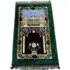 new Thicken Cashmere Muslim Prayer Carpets High-end Chenille Worship Carpet 110*70cm Islamic Musallah Rugs Arab Anti-slip Mat sea ship EWE63