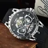 Relojes de movimiento de cuarzo para hombres Caja de gran tamaño Strap Sport Watch for Men Lifestyle Imploud Hollow Gift Unique Deaign Analog 7563689