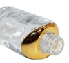 Moda cam damlalık şişe 30 ml temizle uçucu yağ kozmetik konteyner ambalaj 1 oz, serum cam şişe damlaları SN3267