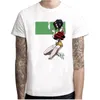 T-shirts Camiseta de Vaquero Bebop Anime Para Hombre Y Mujer, Camisa Blanca Dibujos Animados Colores del Arcoíris a la moda, cam