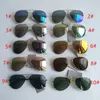 Pilot Classic Women Sunglasses Metal Frame Resin Men Sun Glasses Eye Protection UV400 Brand Eyewear Wholesale 58mm 24 Colors