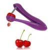 Cherry Core Seed Remover Plastic Fruit Gadgets Gereedschap Handige Keuken Accessoires Cherry Houd Complete Fruit Rood Data Tools Mes