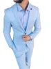 light blue blazer pants