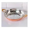 Casseroles Cuivre Pan Set Omelette Oeuf 3 Pièces Cuisine Unique Friture Cuisson