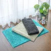 Badmattor chenille badmat fasta färger mjuka bekväma badrum vatten absorption matta dusch antislip matta