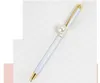 Pérola Bola De Metal Penas Ballpen Moda Menina Big-Pearl Ballpoint Caneta para Escola Artigos de papelaria Material de escritório SN3256