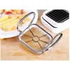 Kitchen Gadgets Stainless Steel Vegetable Fruit Cutter Shredders Multifunction Potato Chips Apple Pear French Fries 210423