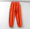 Printemps ajuster cordon taille pantalons de sport femmes contraste couleur pantalons décontractés Joggers Streetwear loisirs 210429