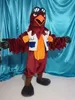 Real Picture Eagle Bird Mascot Traje Fantasia Vestido Para O Halloween Carnaval Party Support Customization