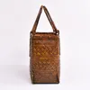 Pure handgemaakte vintage bamboe tas dame handtas hand basket thee ceremonie set opbergzakken