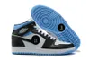 2021 Çizmeler 1 Retro Siyah Beyaz Mavi Erkekler / Kadınlar / Çocuklar Basketbol Ayakkabıları 1s Yüksek OG oyunu Kraliyet Gençlik GS Big Erkek ve Kız Spor Sneakers