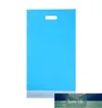 10pcs 휴대용 컬러 플라스틱 봉투 자기 씰링 접착제 가방 폴리 메일러 우편 배송 X-MAS 핸들 선물 포장 파우치 공장 가격 전문가 디자인