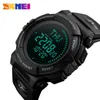 SKMEI TOP Luxury Sport Watch Men Compass 5bar Vattentät Sport Klockor Multifunktion Digital Watch Relogio Masculino 1290 Q0524