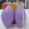 Спорт коллекционный мини американский футбол брелок мода ключей кольцо автомобиль орнамент сумка кулон творческий подарок