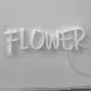 "Kwiat" znak wakacje oświetlenie dziewczyny dom dekoracji baru Miejsca publiczne ręcznie neonowe światło 12 V super jasne