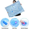 9 stks / partij Handige vacuümzak Storage Organizer Transparant Kleding Afdichting Compressed Travel Saving Space Bags Pakket met handpomp