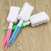 Brosses de nettoyage de tasses en éponge pratiques avec poignée en plastique, brosse à récurer les bouteilles de bar à domicile RH1248