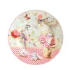 Dishes & Plates Pastoral Bone China And Porcelain Cake Dish Pastry Fruit Tray Ceramic Tableware Steak Dinner L12252