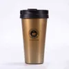 500ml Portable Travel Coffee Mug Double Wall Stainless Steel Vacuum Flask Thermo Car Thermal Thermos Cup 211109