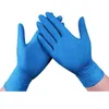 Gants jetables bleus 100pcs Pvc non stériles sans poudre Fournitures de nettoyage en latex Cuisine et aliments - Ambidextre Lle10276