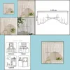 Занавес Drapes Home Deco EL STARTION GARACE Кружева Дуга короткими шторы для кухни Ванная комната Балконная шкаф Chumbboard Backet White Вышивка Дверь