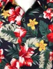 Мужская рубашка с коротким рукавом Гавайская аолая рубашка цветочные печать пуговица рубашка мужчины случайные праздничные вечеринка тропическая рубашка 3XL 210522