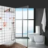 Rose Gold Shower Head Set 8 X12 Inch Luxury Bathroom Thermostatic LED Massage Rainfall Spray Shower Spa