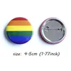 Party Favor Rainbow Badge 12 Style Gay Badge 1.77Inch LGBT Gay Brosch Kärlek och fred Smycken 300PCS T2I52383