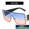 Fashion Square Sunglasses Women Man Designer Oversized Gradient One-piece Flat Top Sun Glasses Style Shades UV400 New Factory price expert design Quality Latest