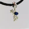 Andy Jewel gioielli Autentici perline in argento sterling 925 Astronauta nella galassia Ciondoli pendenti adatti per bracciali stile Pandora europeo Collana 790030C01