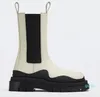 Brand Brand Booties Platforma Chunky Boot Boot Luksusowe projektantki Women Boots Mid-Calf Designer Guma Round Stop