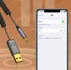 بلوتوث 5.0 استقبال لاسلكي usb محول 3.5 ملليمتر جاك aux الصوت الموسيقى الارسال سيارة