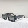 Designer Sonnenbrille OMRI006 Klassische schwarze Schwarz-Rahmen-Augenschutzmode I006 OFF SUNGLASESS UV400 Schutzlinsen Männer Brille in Original Box