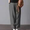 2021 New Harem Pant Hemp Bloomer new S-2XL Loose Women Pantaloni Cotton Linen Pieghettato Tasche oversize Gamba larga Pant Q0801