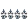 8 -stcs/Set 25 mm x 5 mm enkele dubbele douchedeur Rollers Runners Wielen Poelies vervangende bovenste/onderste hardware -tools Other