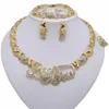 Earrings & Necklace Est Nigerian Beads Wedding Jewelry Set Bridal Dubai Gold Color Sets African Bracelet