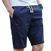 estum de verão shorts casuais masculino estilo algodão shorts home plus size m5xl curto para masculino 210322