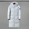 Męskie Down Parkas Designer Mens Long Kurtka marka Windproof Overloat Owezyjna odzież Luksusowa moda mody Casual Street Coats 3 kolory