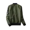 Mince Slim Fit hommes coupe-vent vestes Bomber automne hiver mode pardessus armée vert/noir grande taille manteau M-4L